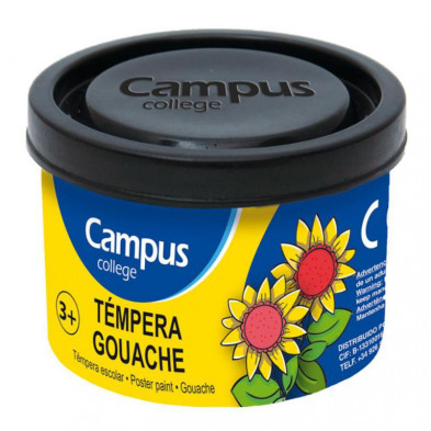 TÃ©mpera Campus College 40 ml Negro