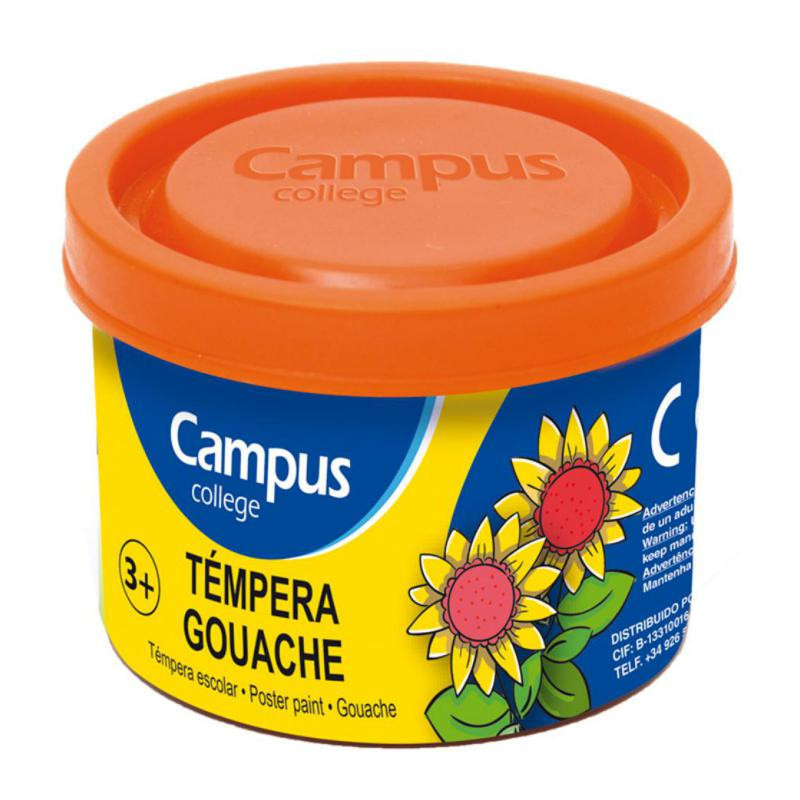 TÃ©mpera Campus College 40 ml Naranja