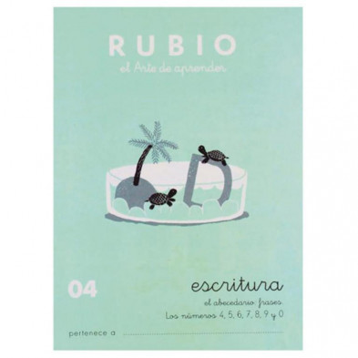 Cuaderno Rubio Escritura 04 A5