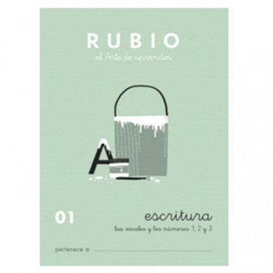 Cuaderno Rubio Escritura 01 A5