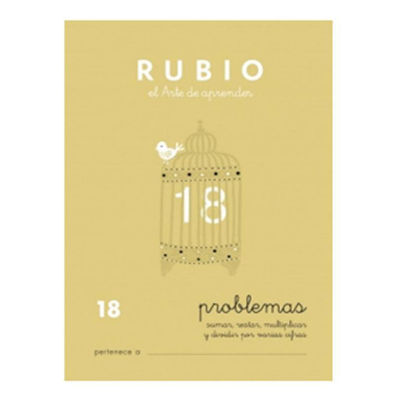 Cuaderno Rubio Problemas 18 A5