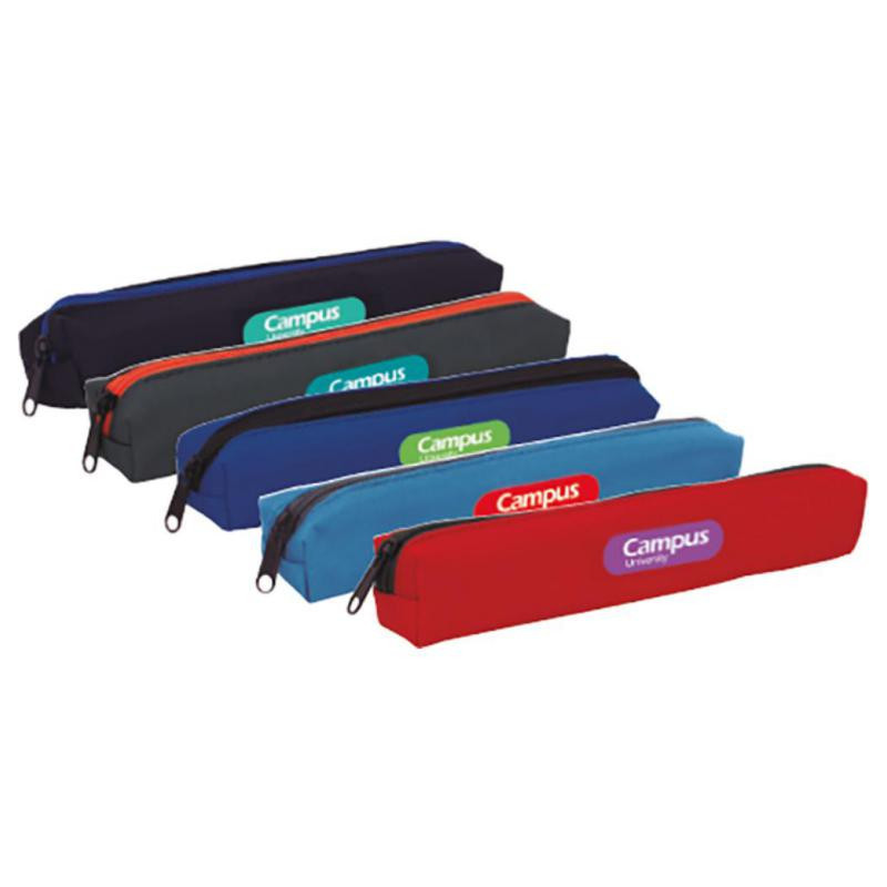 Portatodo Campus College Rectangular Mini 1 Cremallera 6 Colores