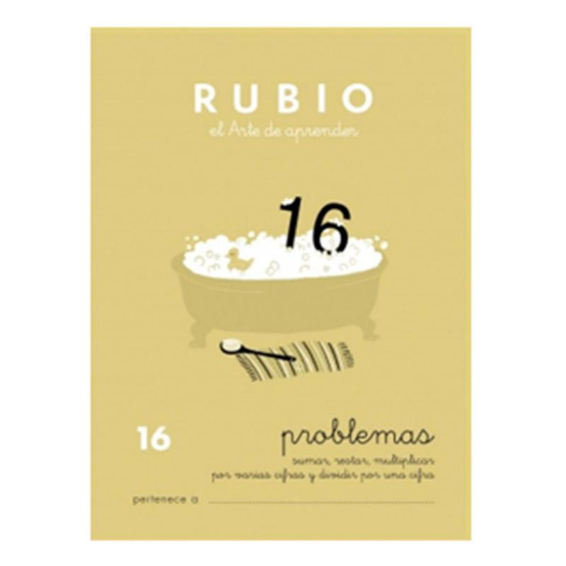 Cuaderno Rubio Problemas 16 A5