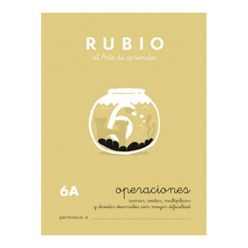 Cuaderno Rubio Problemas 6-A A5