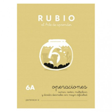 Cuaderno Rubio Problemas 6-A A5