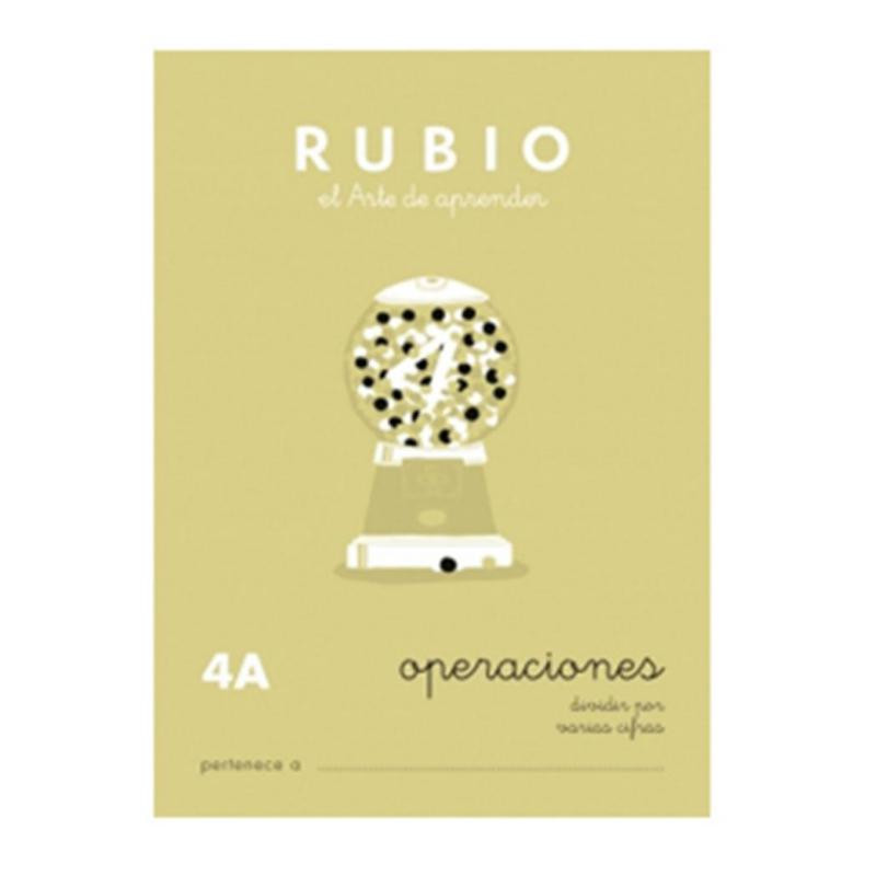 Cuaderno Rubio Problemas 4-A A5