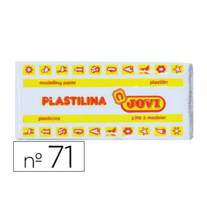 Plastilina Jovi 150g. Blanco