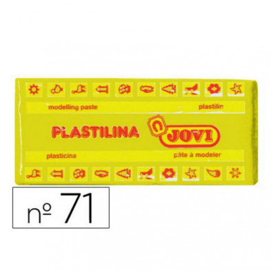 Plastilina Jovi 150g. Amarillo Claro