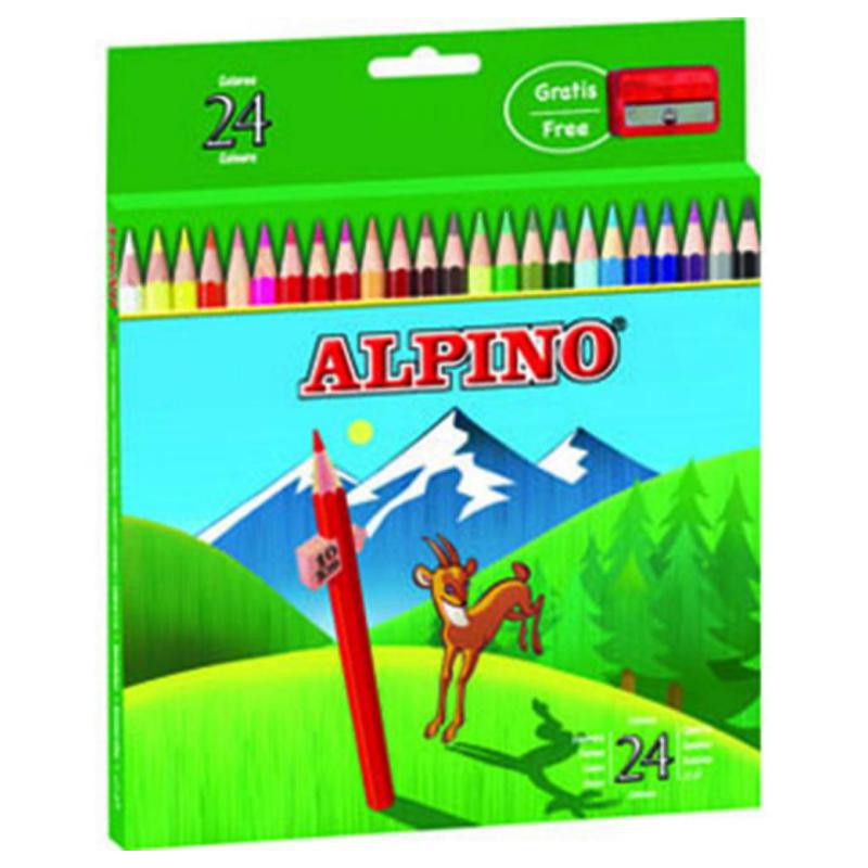 LÃ¡pices de Colores Alpino 24 Colores