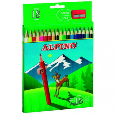 LÃ¡pices de Colores Alpino 18 Colores