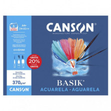 LÃ¡mina Dibujo Canson Guarro Basik A4+ 6 Hojas 370g.