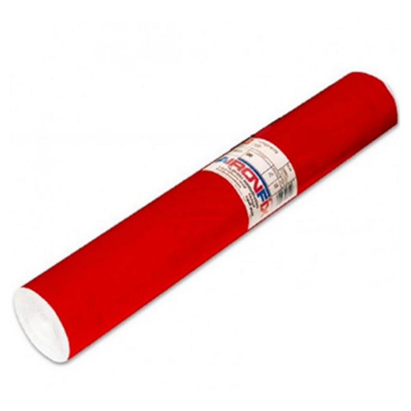 Forro PlÃ¡stico Adhesivo Aironfix Mate 0,45 x 20 m. Rojo