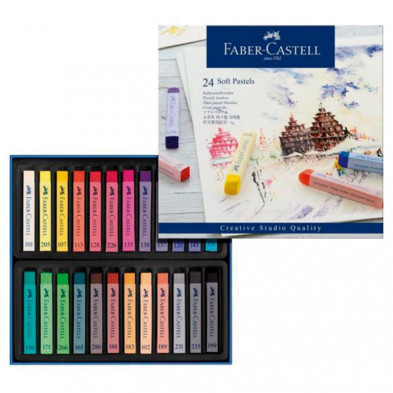 Pasteles Blandos Faber-Castell Creative Studio 24 Colores