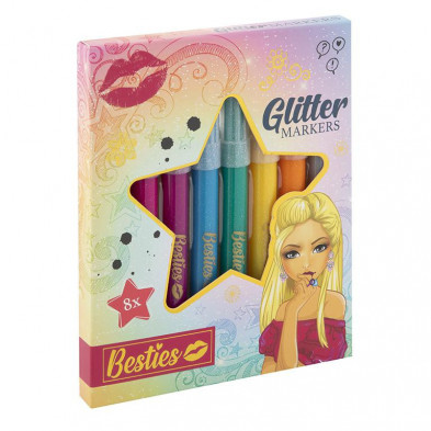 Rotuladores de Glitter Grafix 8 Colores