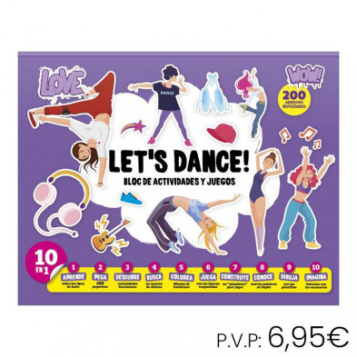 Juego Imagiland Bloc de Actividades y Juegos Let's Dance