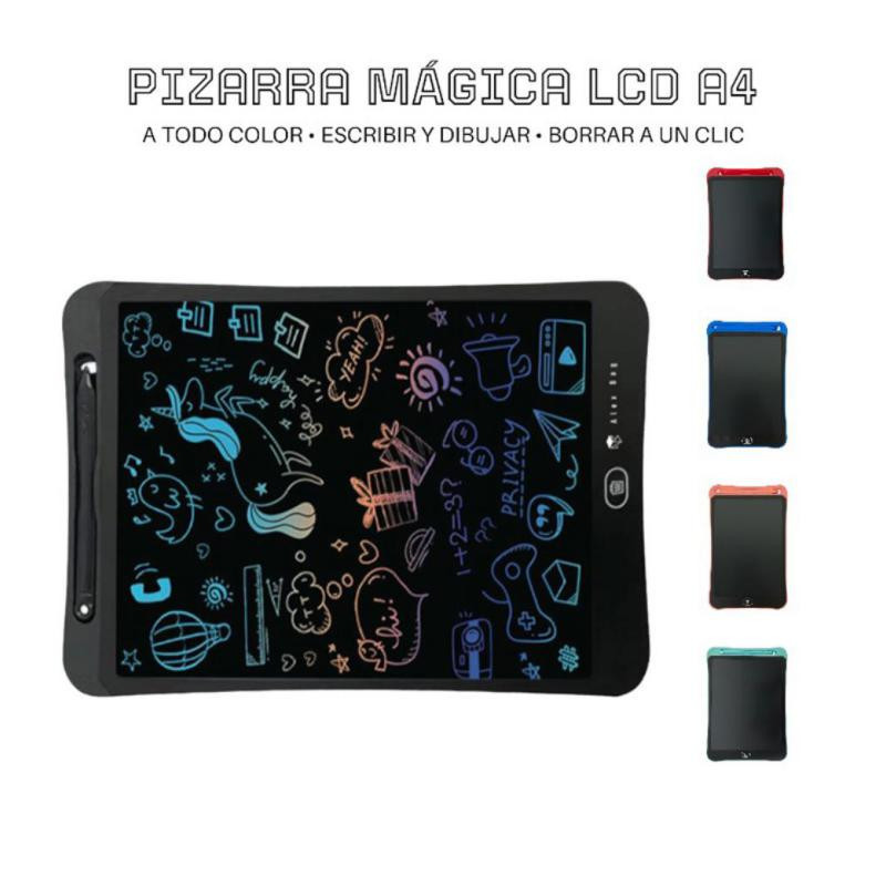 Pizarra mÃ¡gica LCD A4 para dibujo y escritura digital