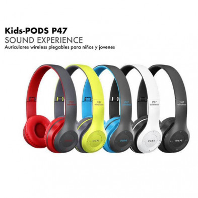 Auriculares de diadema P47 Bluetooth 5.0