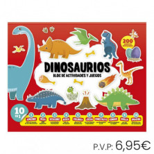 Juego Imagiland Bloc de Actividades y Juegos Dinosaurios