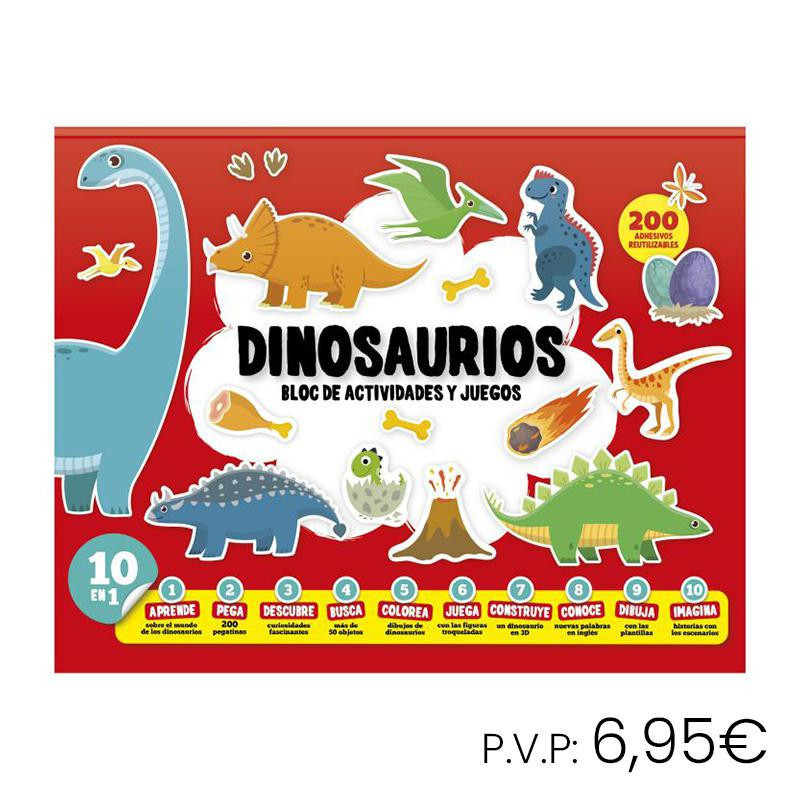 Juego Imagiland Bloc de Actividades y Juegos Dinosaurios