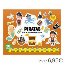 Juego Imagiland Bloc de Actividades y Juegos Piratas