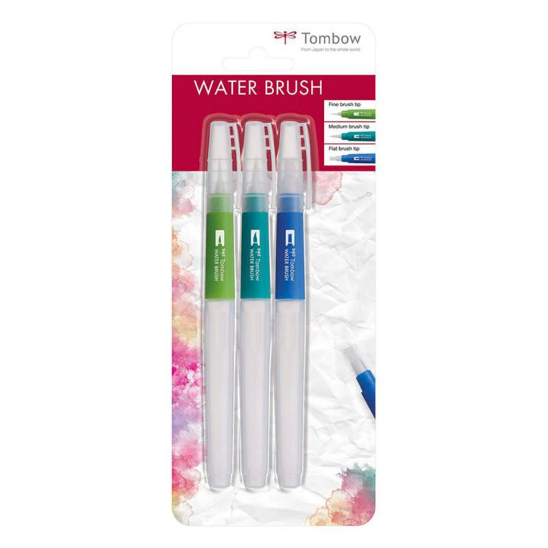 Set 3 pinceles Tombow Water Brush