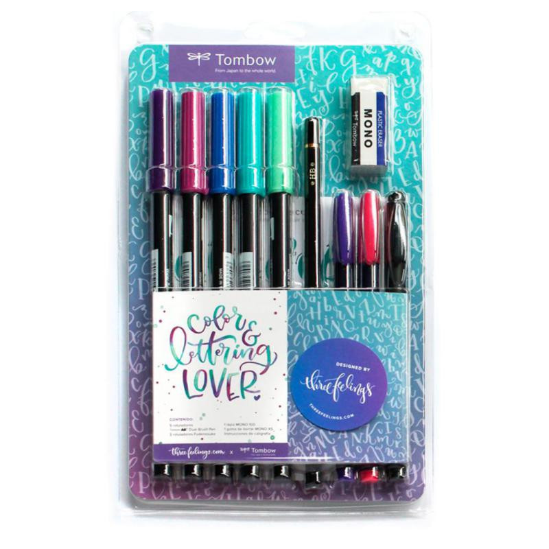 Set color & lettering Tombow Lover