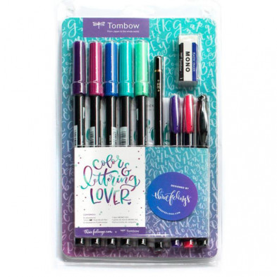 Set color & lettering Tombow Lover