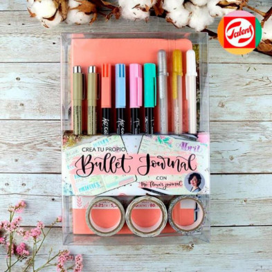 Set Crea tu propio Bullet Journal / Coral