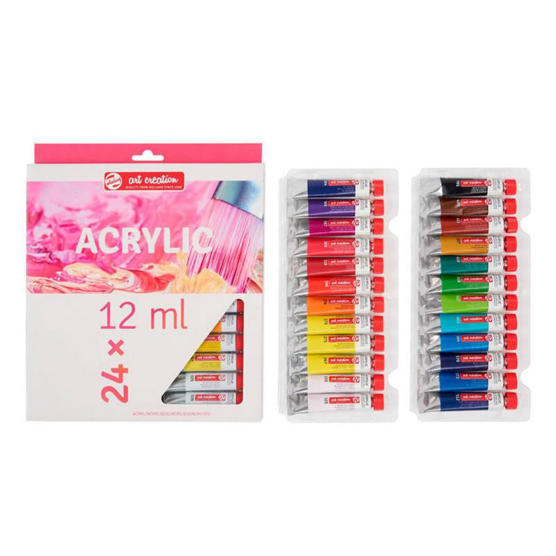 Set Pintura AcrÃ­lica Royal Talens 12 ml / 24 colores