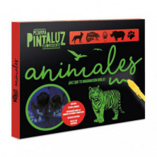 Juego Imagiland Pizarra Pintaluz Fluorescente Animales