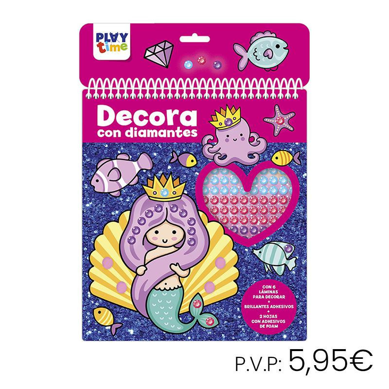 Libreta Educativa Play Time Decora con Diamantes