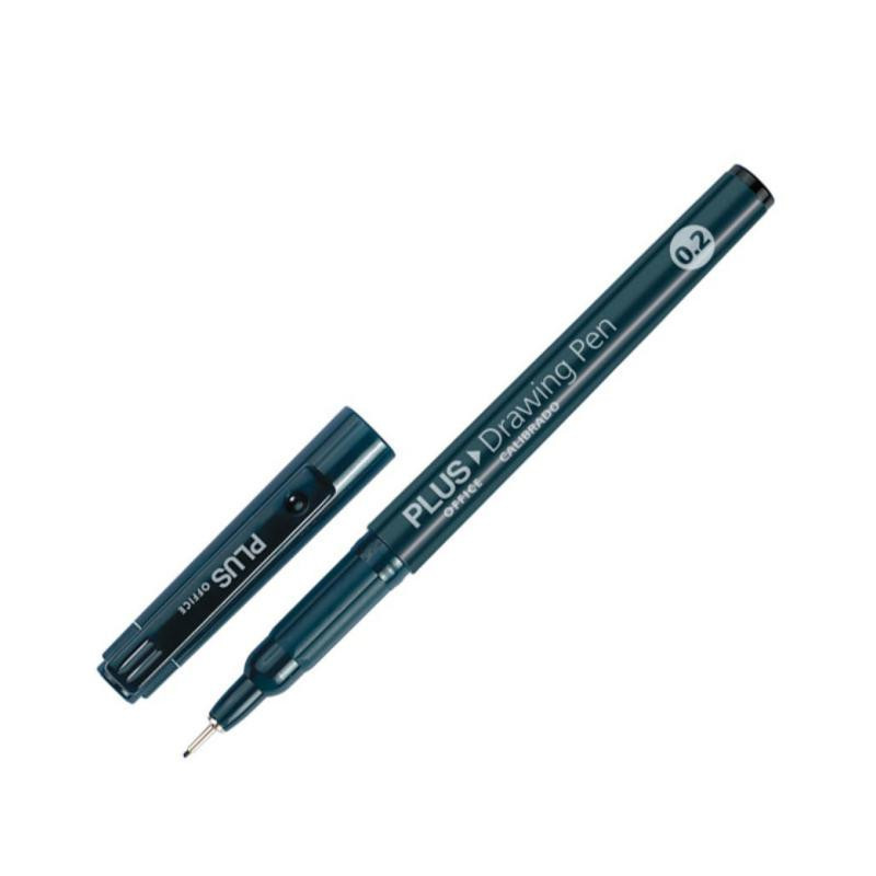 Rotulador Calibrado Plus Office 0,8 mm. Negro