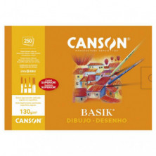 LÃ¡mina Dibujo Canson Basik A4 250 Hojas 130g. Recuadro