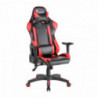 Silla Gaming Rocada Profesional Color Negro / Rojo