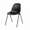 Silla Rocada Monoblock 909 Negro 2 ud