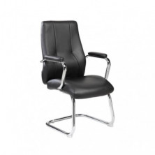 Silla Confidente Rocada 985V22 Negro SÃ­mil Piel