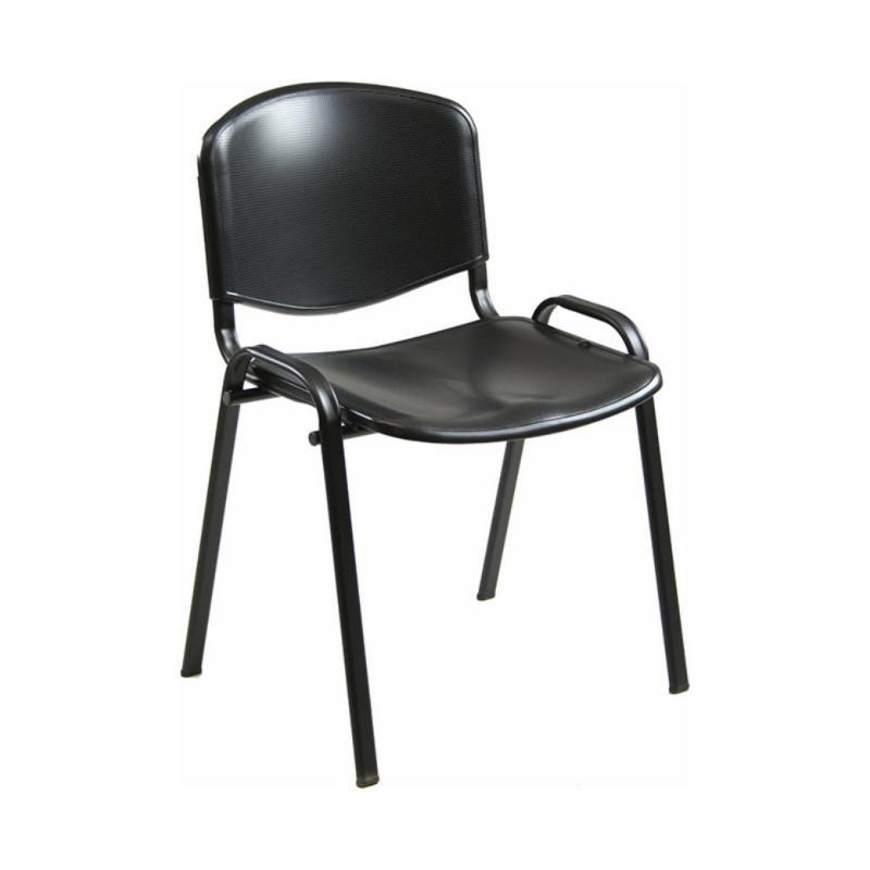 Silla Confidente Unisit Dado 4 unidades Color Negro