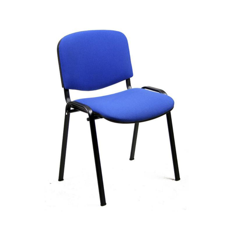 Silla Confidente Unisit Dado Tapizada 4 unidades Color Azul