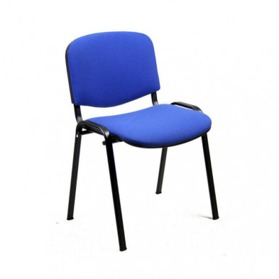 Silla Confidente Unisit Dado Tapizada 4 unidades Color Azul