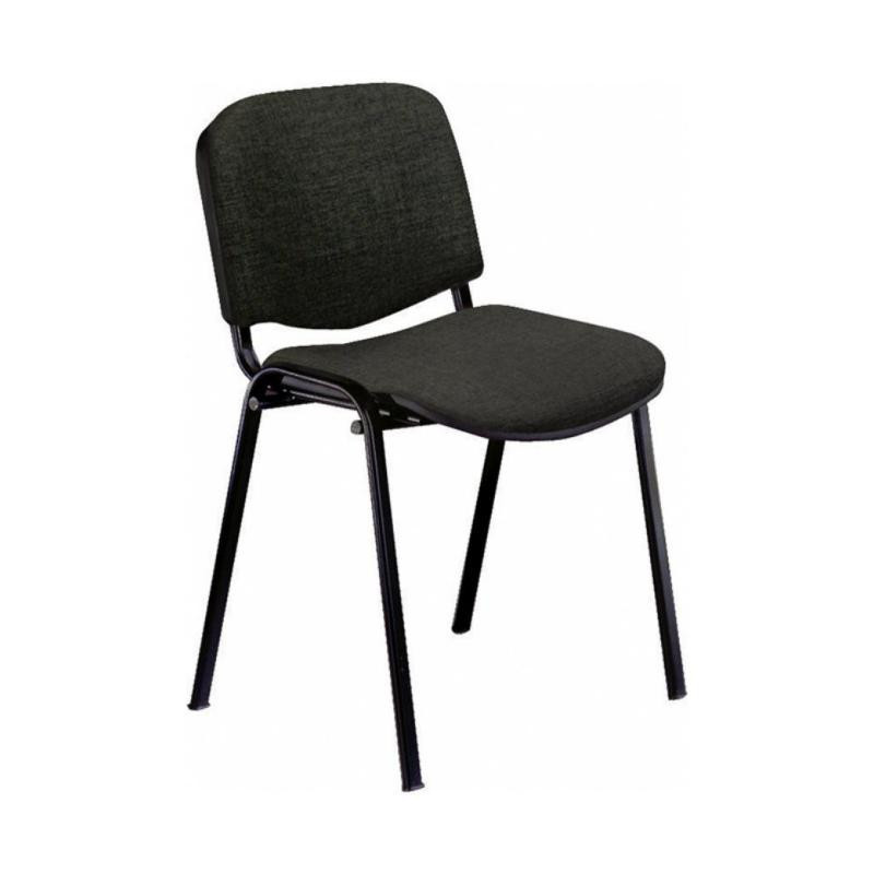 Silla Confidente Unisit Dado Tapizada 4 unidades Color Negro