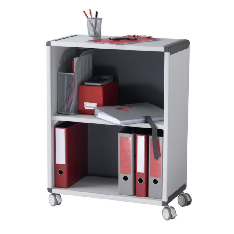 Mueble Auxiliar con Ruedas PaperFlow Smart Office 65,1x86,4x33cm Antracita