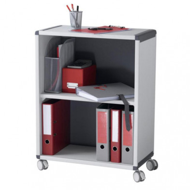 Mueble Auxiliar con Ruedas PaperFlow Smart Office 65,1x86,4x33cm Antracita