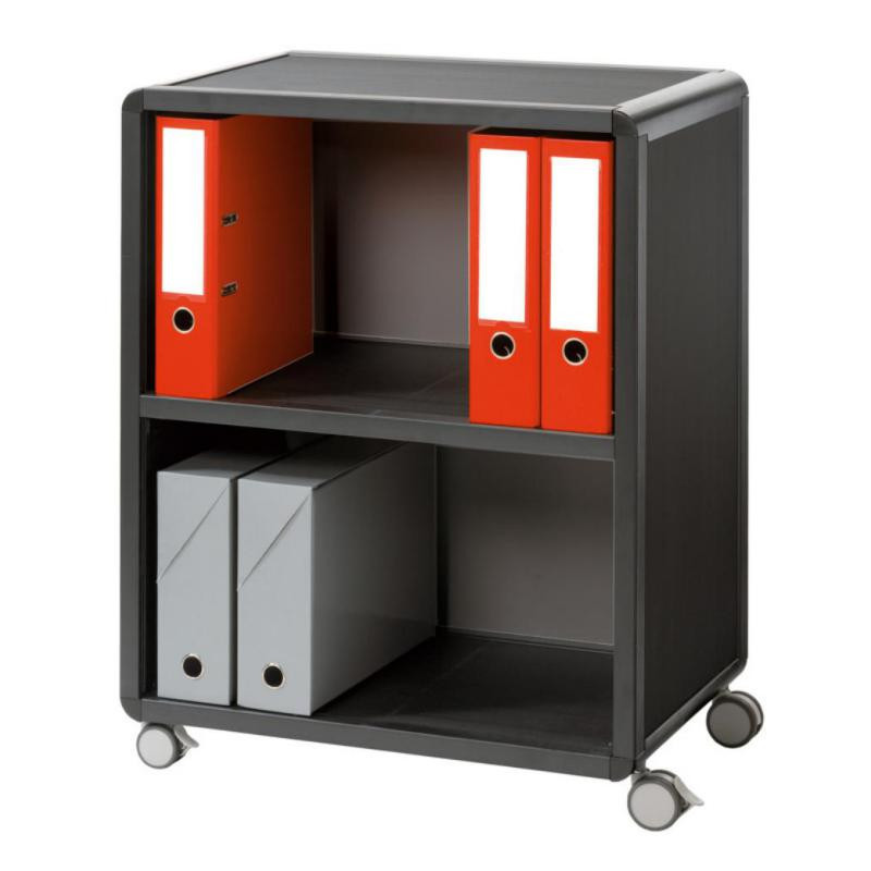 Mueble Auxiliar con Ruedas PaperFlow Smart Office 65,1x86,4x33cm Gris