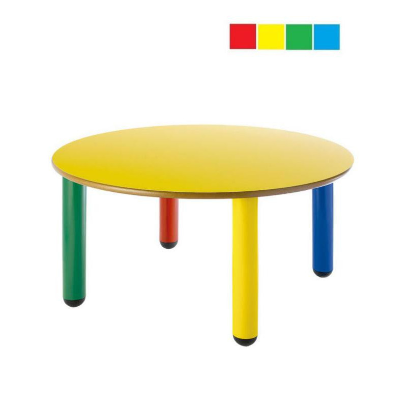 Mesa infantil redonda diÃ¡metro 120cm Altura 52 cm PP