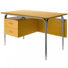 Mesa profesor con buc de 2 cajones Altura: 76 cm