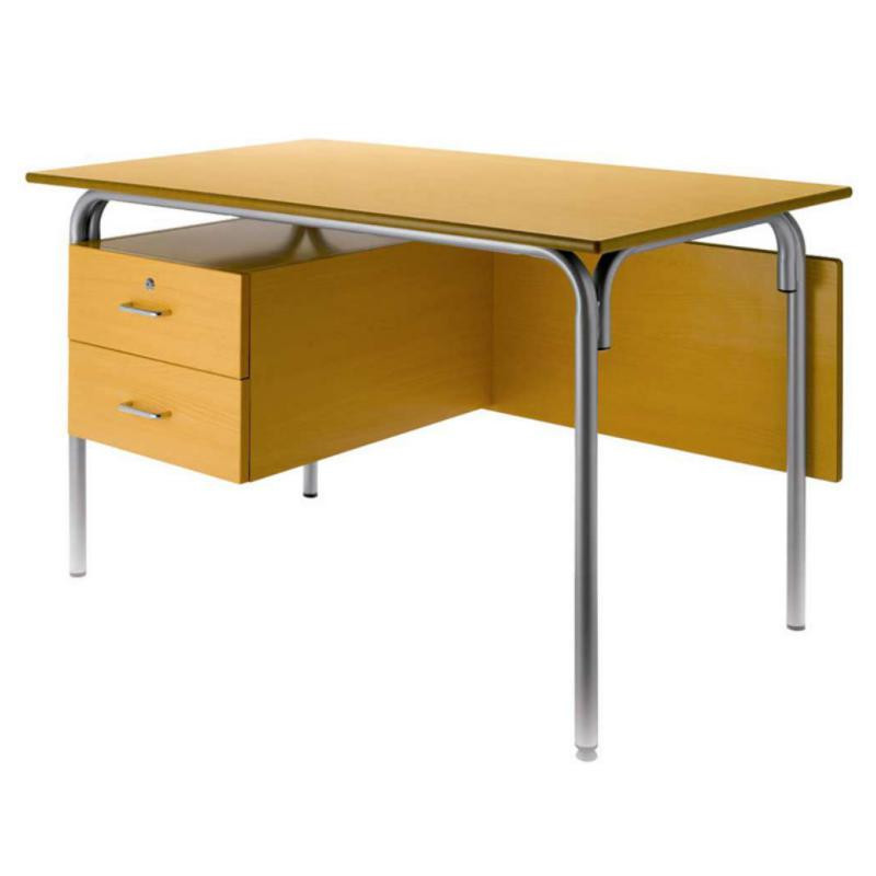 Mesa profesor con buc de 2 cajones Altura: 76 cm