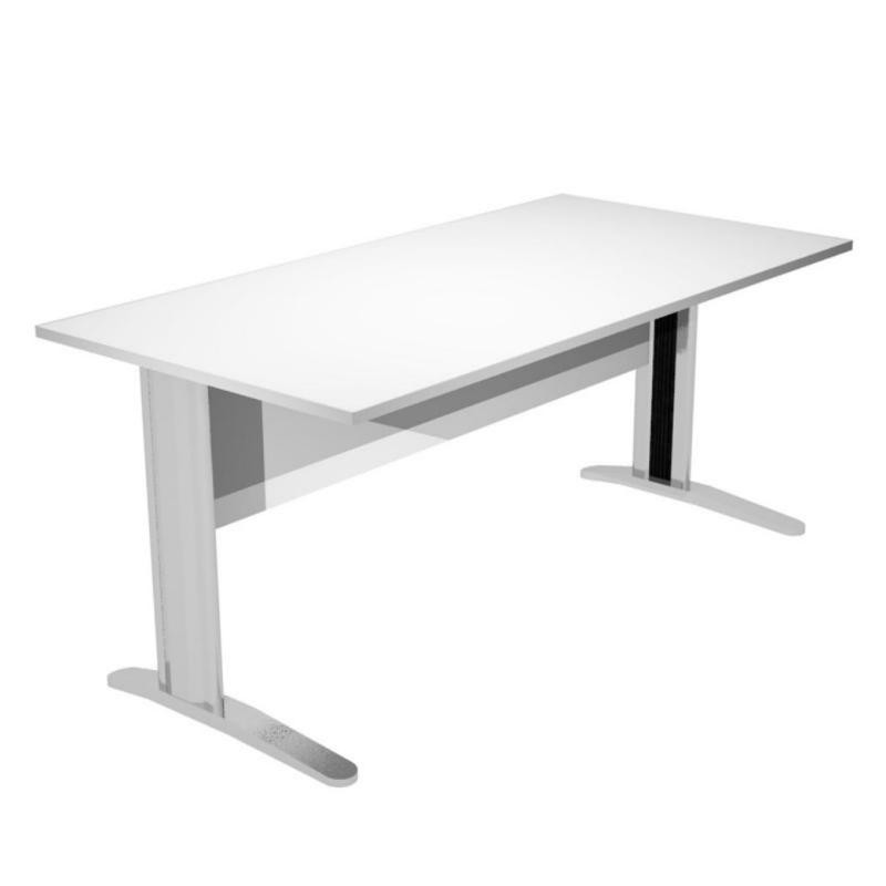 Mesa Presto ArtExport Patas Metal 160 cm Blanco