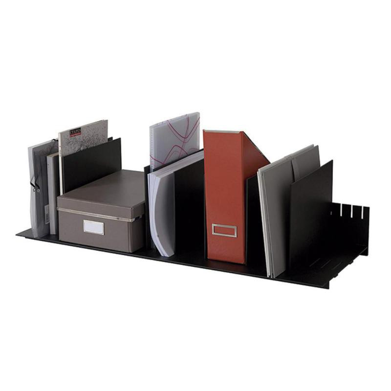 Clasificador Vertical para Armario PaperFlow 10 Separadores Negro