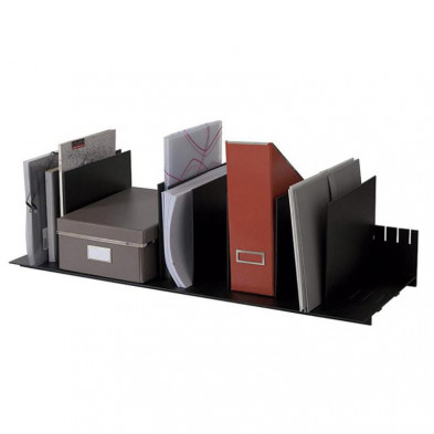 Clasificador Vertical para Armario PaperFlow 10 Separadores Negro