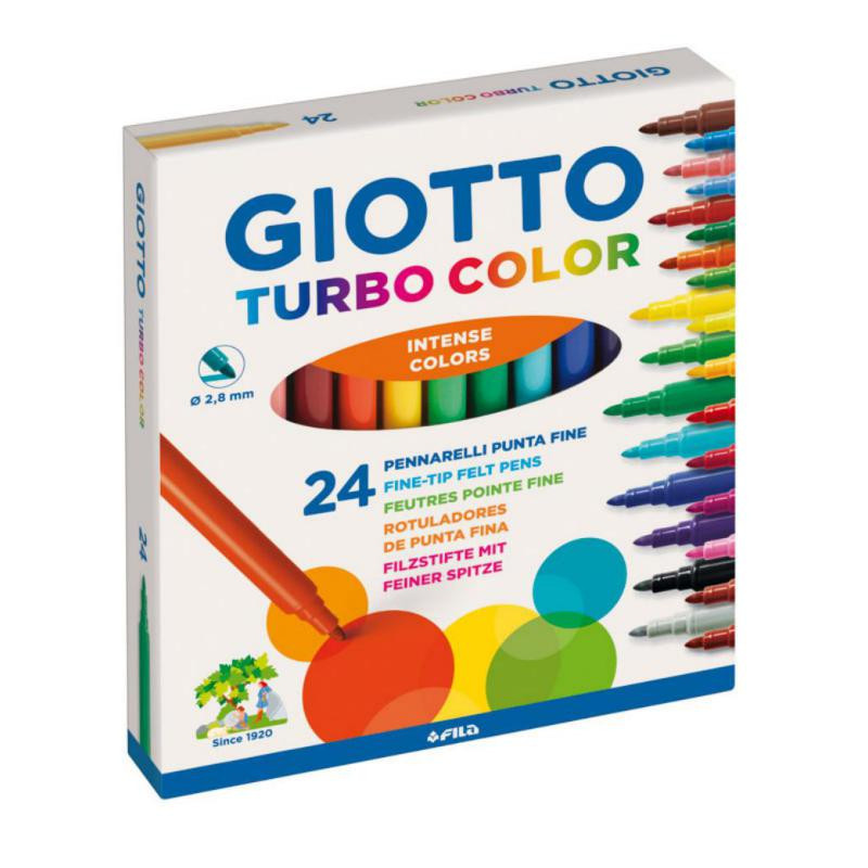 Rotuladores Giotto Turbo Color 24 Colores